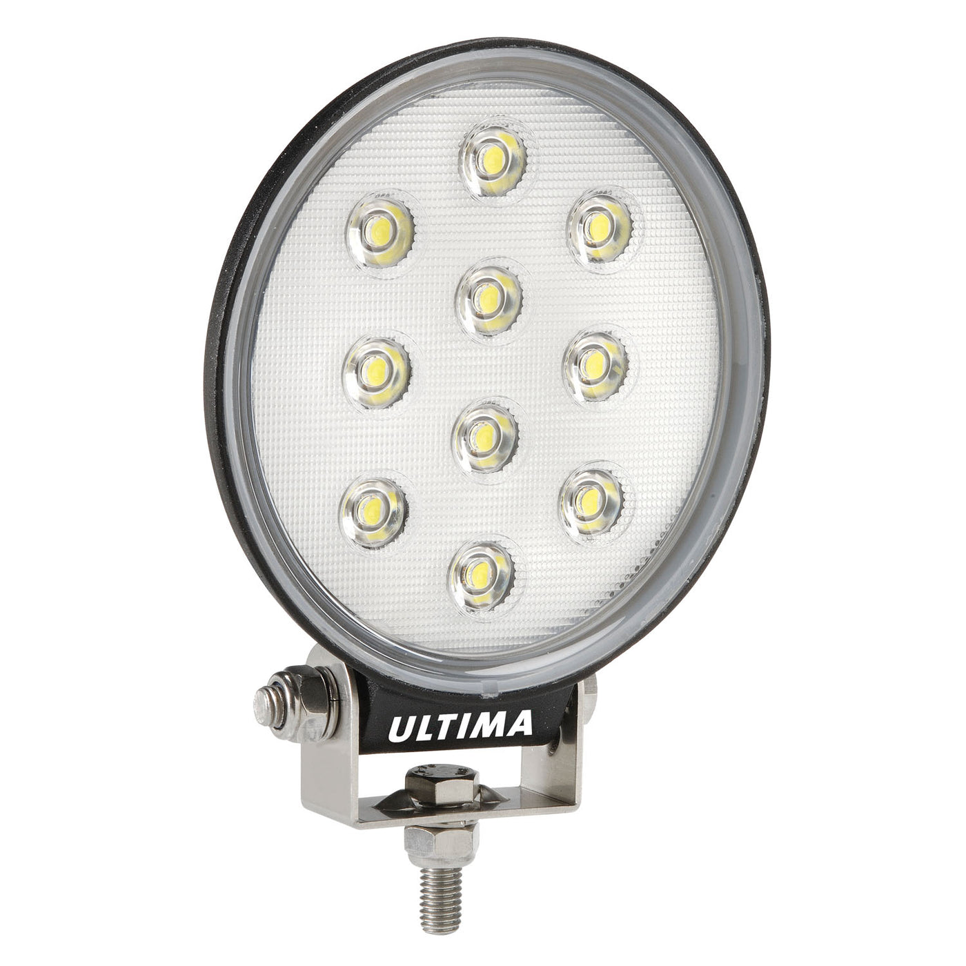 Round Work Round Work Lamp Flood Beam, 1000 Lumens, Black – Ultima