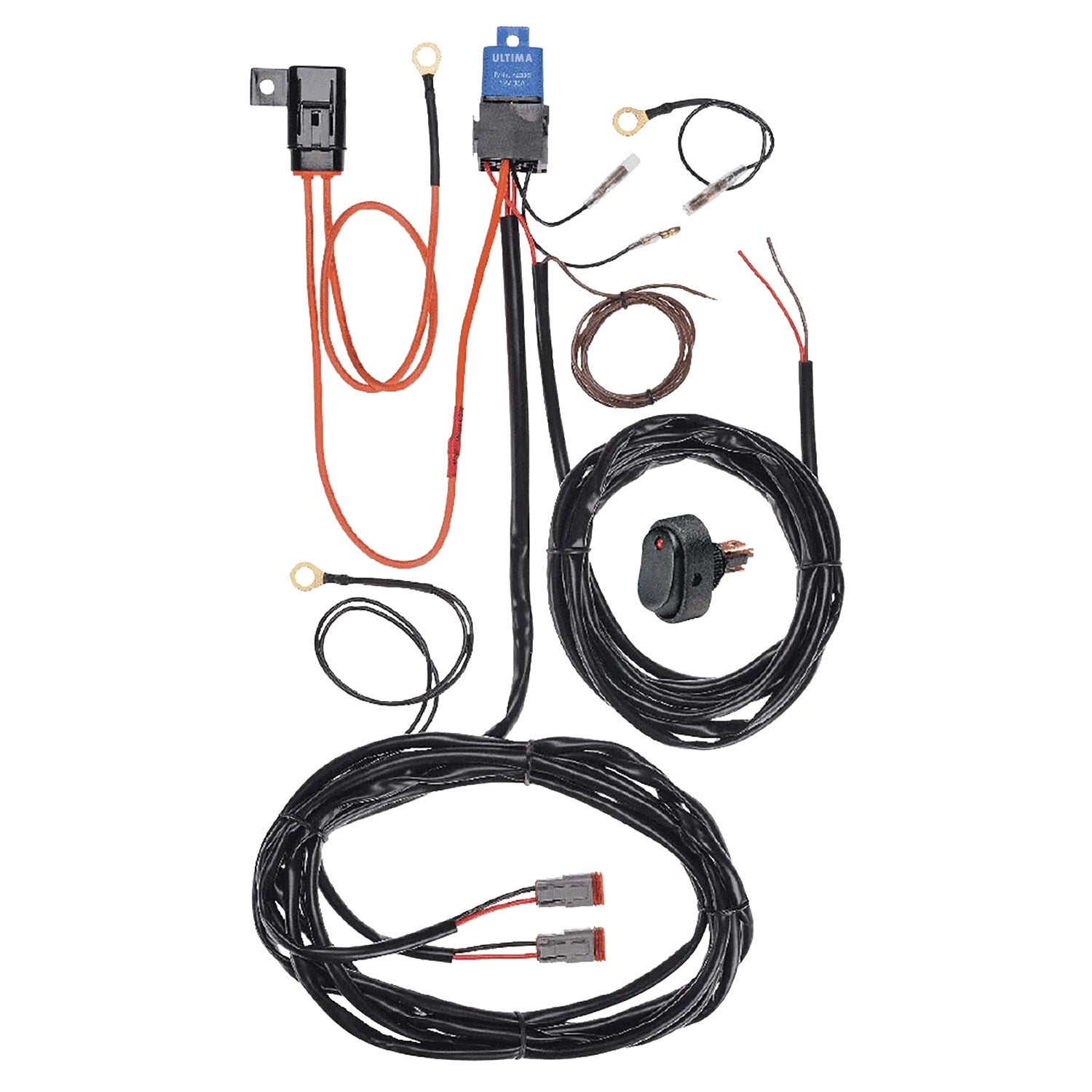 12+ Wire Harness Kit 12V Wiring Harness Kit (2-Pin DT Connectors included) – Ultima